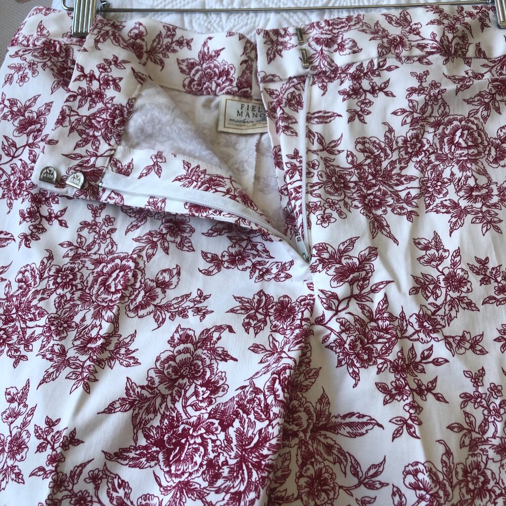 NWT Field Manor Modern Classics Size 14 Wide Leg Casual Crop Pant, Work, Leisure - Picture 6 of 9
